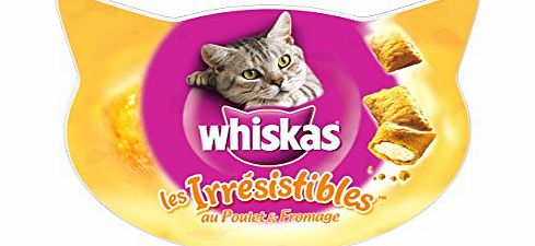 Whiskas Temptations Cat Treats Chicken 60 g (Pack of 8)