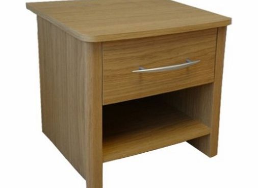 Whitby Bedside Table Oak 1 Drawer Bedside Cabinet 1 Shelf Night Stand Drawer Chest