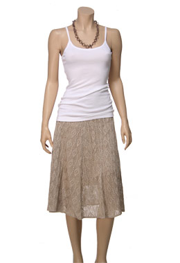 Crochet Skirt by White by Sabatini