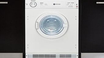 White Knight C8317WV Intergrated 7Kg Sensing Vented Dryer in White
