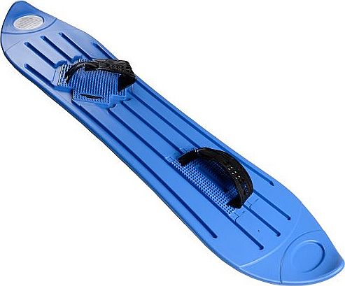 Blue Plastic Snowboard Fun Snow Winter Sport Sledge Boarding Adult/Children 8+