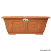 Whitefurze Venetian Terracotta Window Planter 60cm