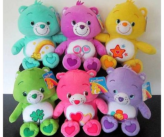 Care Bears - Set of six soft toys/beanies/plush