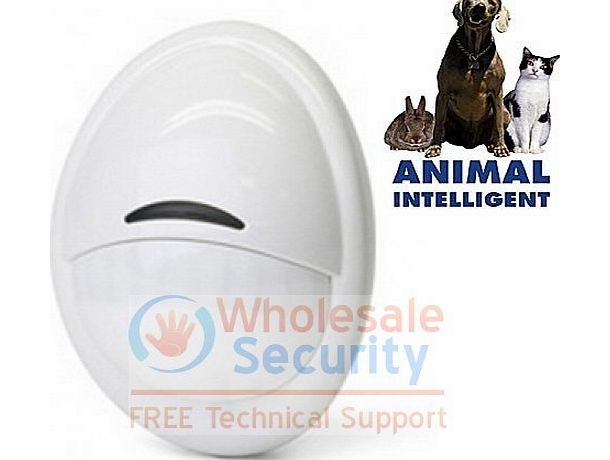 Wholesale Security Pet Friendly Passive Infra-red (PIR) Detector for WIRED alarm system - Pet tollerence to 85Lb (38Kg)