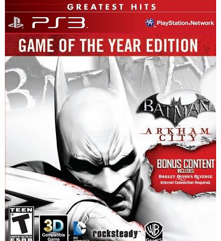 Whv Games Batman: Arkham City - Game of the Year (PS3)