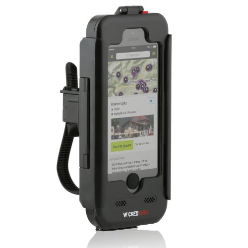 Wicked Chili (WICAI) Wicked Chili Rain Case for Apple iPhone 5 for Bicycle Handlebar with Charger Cable Connection / Splash-Proof / Horizontal or Vertical Format