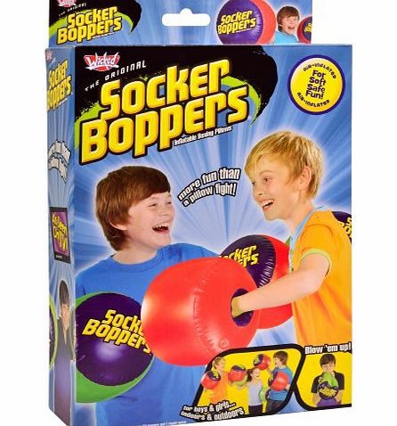 Wicked Vision Ltd Wicked Socker Boppers Inflatable Boxing Pillows (Assorted Colours)