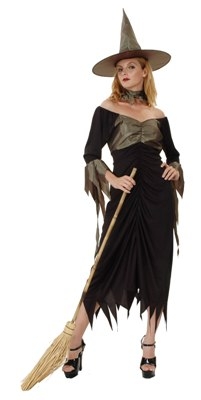 Wicked Witch Costume Black and Gold