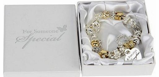 A Precious Daughter Charm Bracelet - Boxed Gift
