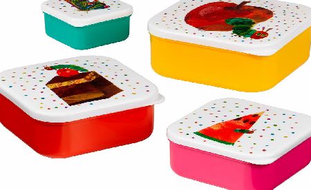 The Very Hungry Caterpillar Set Of 4 Snack Boxes