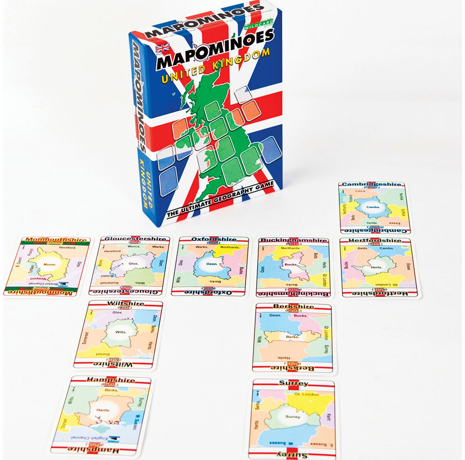 Wild Card Games MAPOMINOES United Kingdom - The Ultimate