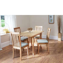 Wilkinson Furniture Childers Solid Wood Dining Set in Natural