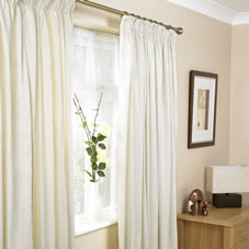 Adelphi Curtains Lined Cream 46inx54in