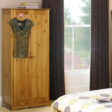 Wilkinson Plus Baltic Wardrobe Antique Pine Effect 2 Door
