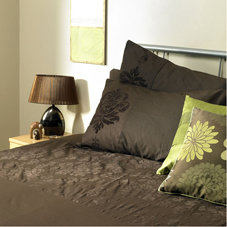 Buckingham Duvet Set Chocolate Double