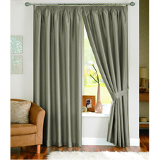 Java Lined Curtains Pewter 46inx54in