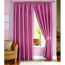 Java Lined Curtains Rose 46inx54in