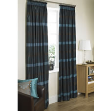 Wilkinson Plus Longton Curtains Lined Teal 66inx90in