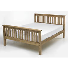 Shaker Bed Pine Effect Double