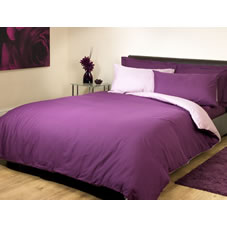 Sleep Duvet Set Reversible Aubergine/Lilac