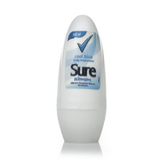 Sure Antiperspirant Roll On for Women Cool Blue