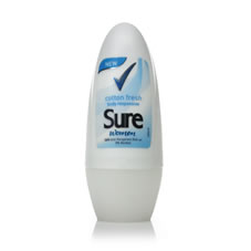 Sure Antiperspirant Roll On for Women Cotton
