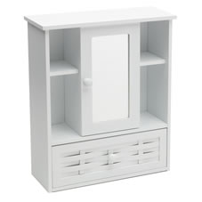 Wilko Bathroom Cabinet Mirrored with Drawer