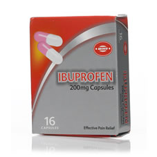Wilko Ibuprofen Capsules 200mg x 16