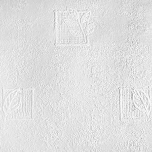 Wilko Leaf Motif Textured Wallpaper White 16268