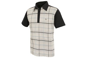 William Hunt Menand#8217;s Purple Label Check Panelled Polo