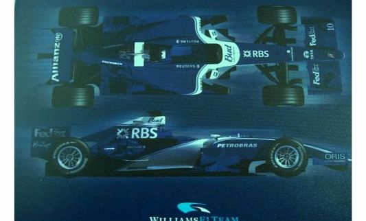 Mousemat: Formula One 1 Williams F1 Team Rosberg NEW!