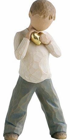 Heart of Gold Boy Figurine