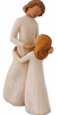 Mother and Daughter Figurine