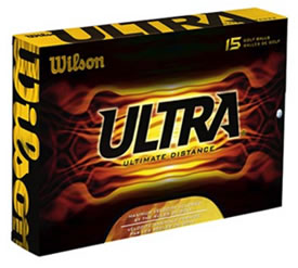 wilson Golf Ultra Distance 15 Ball Pack Yellow Dozen