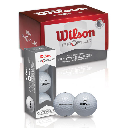 Wilson Golf Wilson Profile Anti-Slice Golf Balls 12 Pack