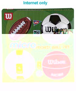 Wilson Micro Sports 4 ball kit