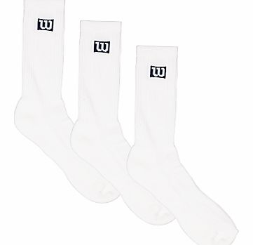 Sport Socks, Pack of 3, White