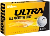 Wilson Ultra Ultimate Distance Golf Balls - (15