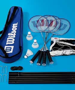 Tour Pro 4 Person Badminton Kit