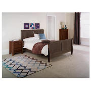 Double Bed, Dark Oak And Simmons Pocket