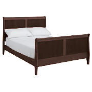 Double Bed Frame, Dark Oak With