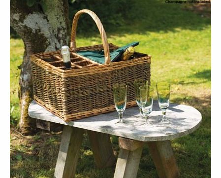  Picnic Basket with 4 Glasses 4926C