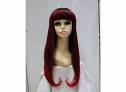 Wine Red Cosplay Synthetic Hair - Straight