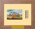 winnie The Pooh - (Series 5) - Single Film Cell: 245mm x 305mm (approx) - beech effect frame with ivory mou