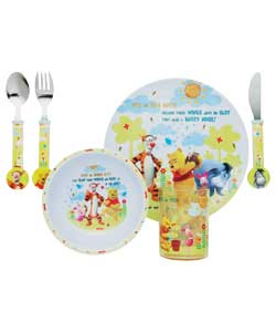 Winnie The Pooh 6 Piece Dinner Set