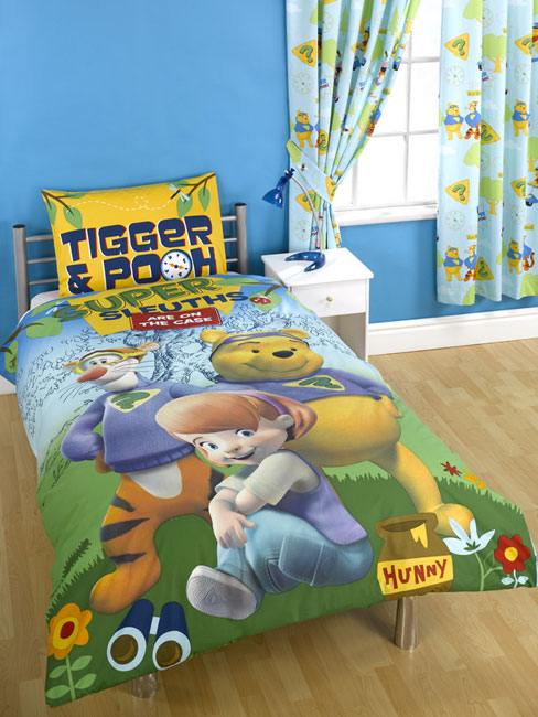 Duvet Cover and Pillowcase `uper Sleuths are On the Case `Design Bedding FREE DVD