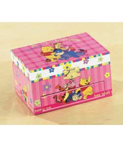 WINNIE THE POOH Musical Jewellery Box with Necklace
