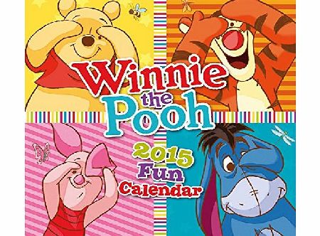 Winnie the Pooh Official Winnie The Pooh (Fun) 2015 Wall Calendar