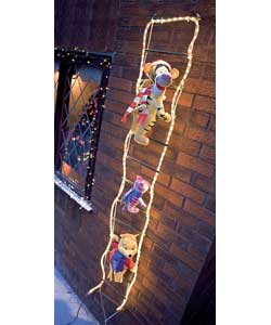WINNIE THE POOH Outdoor Rope Light Ladder