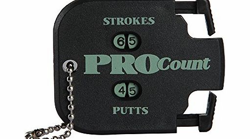 wint123uk Professional Golf Scorer Score Keeper Stroke Putt Counter Dual Dial Durable Accessories Club Black